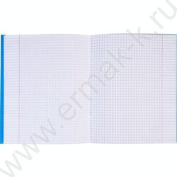 Тетрадь  18л клетка с пластиковой обложкой "Синяя" | Фото 3
