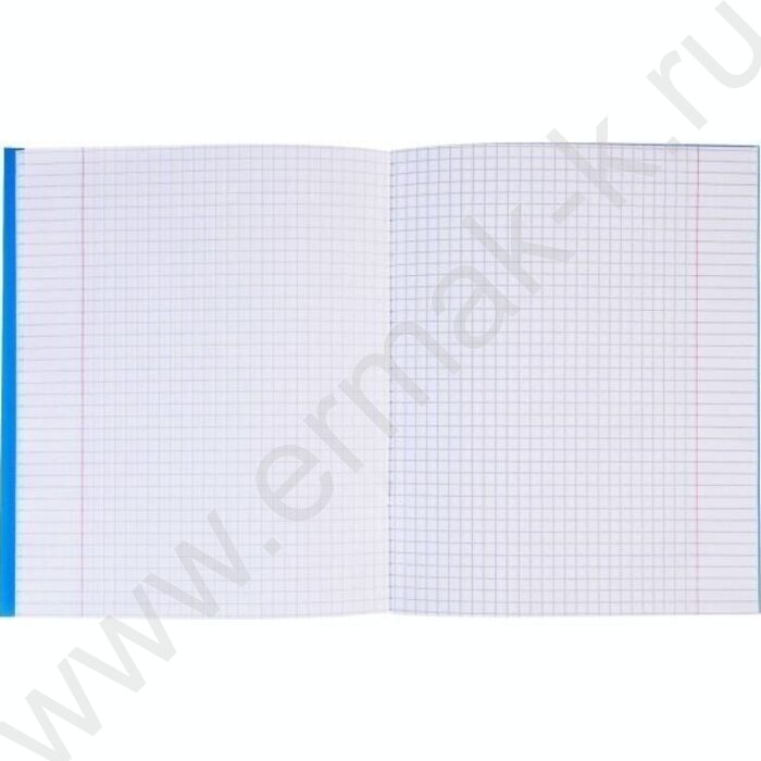 Тетрадь  18л клетка с пластиковой обложкой "Синяя" | Фото 3