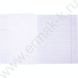 Тетрадь  18л линейка с пластиковой обложкой "Фиолетовая" | Фото 4