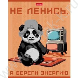 Тетрадь  48л клетка "Мудрая панда" 5видов | Фото 1