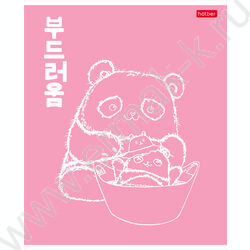 Тетрадь  48л клетка "Panda_day" /ламинация Soft-touch/ 5видов | Фото 3
