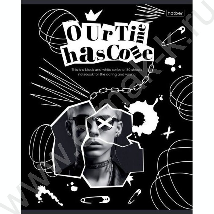 Тетрадь  80л клетка "Street Punk" | Фото 3