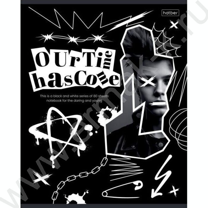 Тетрадь  80л клетка "Street Punk" | Фото 4