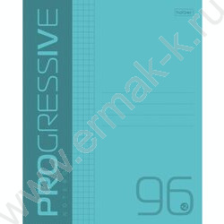 Тетрадь  96л А5 клетка/пластик обл./ "PROGRESSIVE  Бирюзовая" | Фото 1