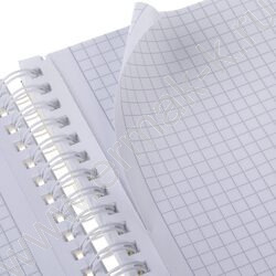 Тетрадь  96л клетка/спираль/пластик.обл. "LINE NEON Оранжевая" 4цв.разделителя с линейкой | Фото 4