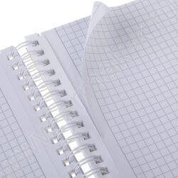 Тетрадь  96л клетка/спираль/пластик.обл. "LINE NEON Розовая" 4цв.разделителя с линейкой | Фото 4