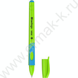 Ручка шар "Initial" 0,7мм светло-синяя /трехгран. корпус /резин. грип /д. левшей | Фото 1