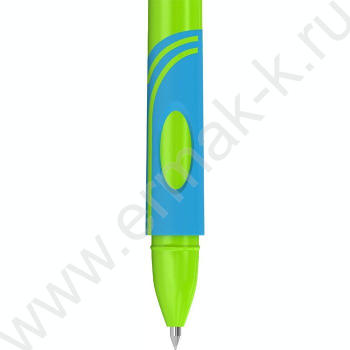 Ручка шар "Initial" 0,7мм светло-синяя /трехгран. корпус /резин. грип /д. левшей | Фото 2