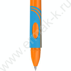 Ручка шар "Initial" 0,7мм светло-синяя /трехгран. корпус /резин. грип /д. правшей | Фото 2