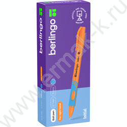 Ручка шар "Initial" 0,7мм светло-синяя /трехгран. корпус /резин. грип /д. правшей | Фото 3