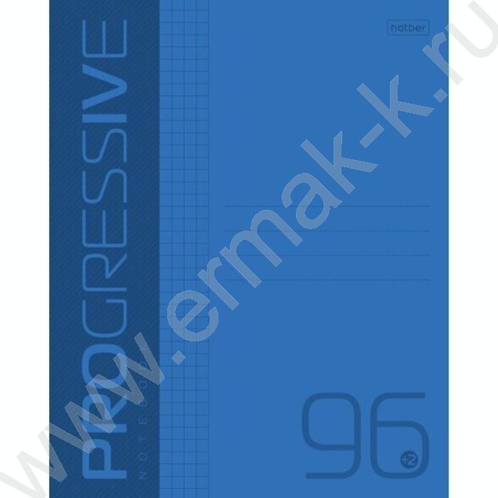 Тетрадь  96л линейка пл.обл. "PROGRESSIVE Синяя" | Фото 1