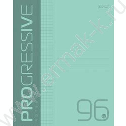 Тетрадь  96л линейка пл.обл. "PROGRESSIVE Бирюзовая" | Фото 1