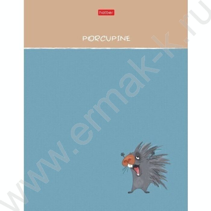 Тетрадь 120л клетка/кольца "Колючее настроение" /глянц.лам. | Фото 1