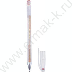 Ручка гелевая ML 0,7мм оранжевая металлик | Фото 1