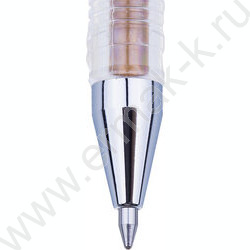 Ручка гелевая ML 0,7мм оранжевая металлик | Фото 2