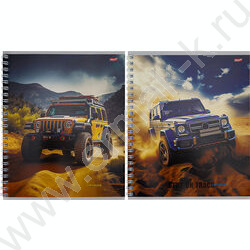 Тетрадь  48л клетка/спираль "Кроссовер в дикой природе" ассорти | Фото 1