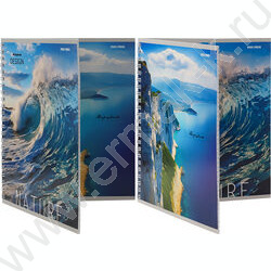 Тетрадь  48л клетка/спираль/двойная "Вдохновляющая природа" ассорти | Фото 3