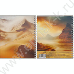 Тетрадь  48л клетка/спираль/двойная "Вдохновляющая природа" ассорти | Фото 8