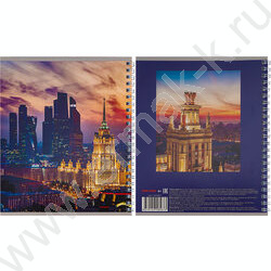 Тетрадь  48л клетка/спираль/двойная "Цитаты о городе" ассорти | Фото 7