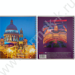 Тетрадь  48л клетка/спираль/двойная "Цитаты о городе" ассорти | Фото 8