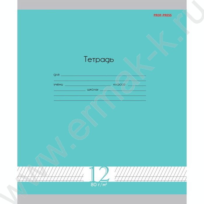 Тетрадь  12л линейка косая частая "Микс" 5видов | Фото 5