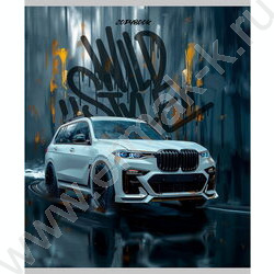 Тетрадь  96л клетка "Машины и граффити" ассорти | Фото 3