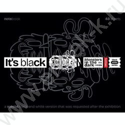 Тетрадь  48л клетка "It's black" 5видов | Фото 1