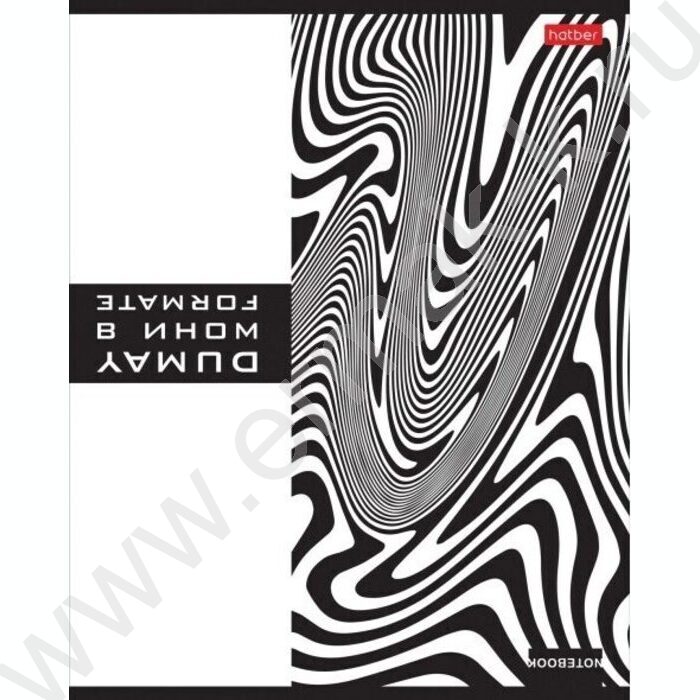 Тетрадь  48л клетка/пластик обл. "Monochrome" ассорти | Фото 2