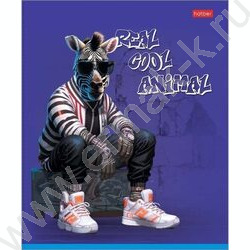 Тетрадь  48л клетка/пластик обл. "COOL Animals" ассорти | Фото 4