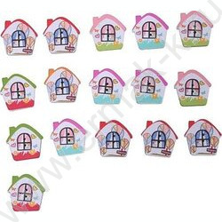 Пуговицы декоративные деревянные House 18шт | Фото 1
