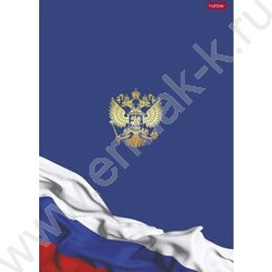 Тетрадь  96л А4 клетка "Я люблю Россию" глянц.лам. | Фото 3