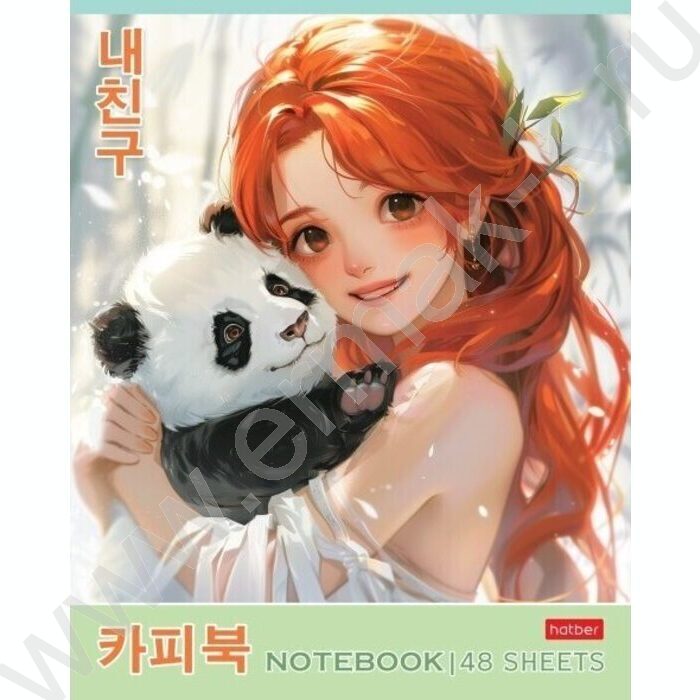 Тетрадь  48л клетка "Милый друг" /ламинация Soft-touch/ 5видов | Фото 4