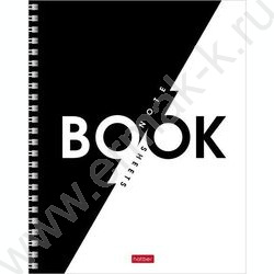 Тетрадь  96л клетка/спираль "B&W_Book" 2вида | Фото 2