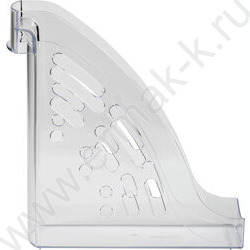 Лоток вертикальный литой "Эксперт" /прозрачный /ширина 95мм | Фото 2