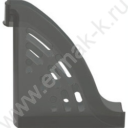 Лоток вертикальный литой "Эксперт" /тонированный серый /ширина 95мм | Фото 2