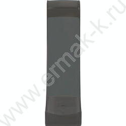 Лоток вертикальный литой "Эксперт" /тонированный серый /ширина 95мм | Фото 3