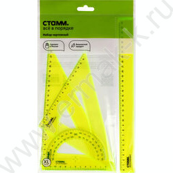 Геометрический набор большой /прозрачный, неоновые цвета, ассорти | Фото 4