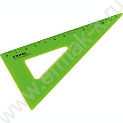 Треугольник пл. 30*11см /прозрачный, неоновые цвета, ассорти | Фото 1