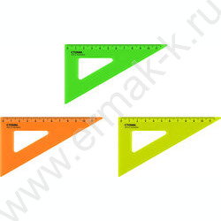 Треугольник пл. 30*11см /прозрачный, неоновые цвета, ассорти | Фото 2