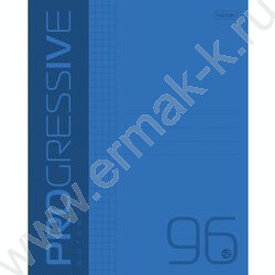 Тетрадь  96л А5 клетка/пластик обл./ "PROGRESSIVE  Синяя" | Фото 1