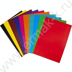 Картон цв. мелов. А4 10л/10цв Кот на спорте | Фото 2