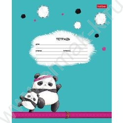 Тетрадь  12л клетка "Плюшевые панды" 5видов | Фото 2