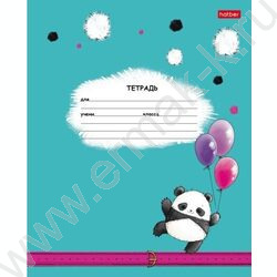 Тетрадь  12л клетка "Плюшевые панды" 5видов | Фото 5