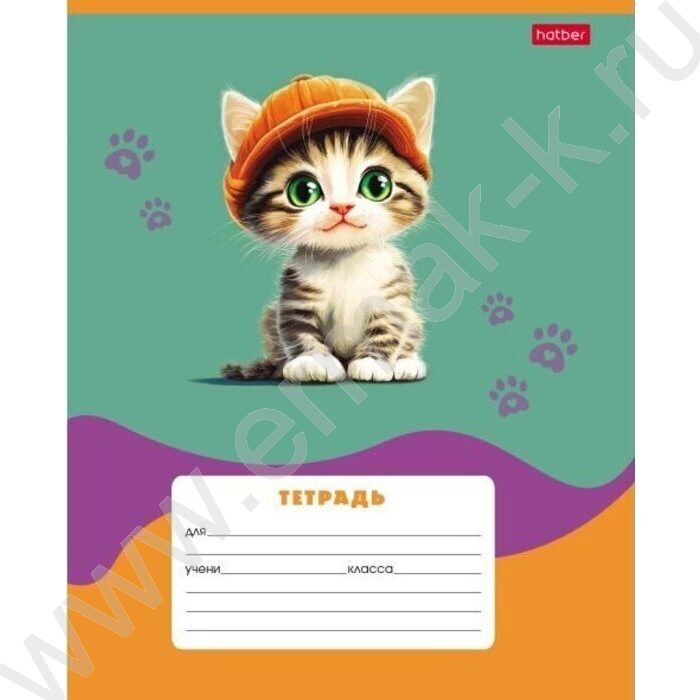 Тетрадь  12л клетка "Мы-котики!- Выпуск №2" 5видов | Фото 3