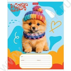 Тетрадь  12л клетка "Мы-пёсики!" 5видов | Фото 2