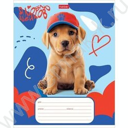 Тетрадь  12л клетка "Мы-пёсики!" 5видов | Фото 4