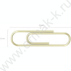 Скрепки 28мм /100шт омедненные | Фото 3