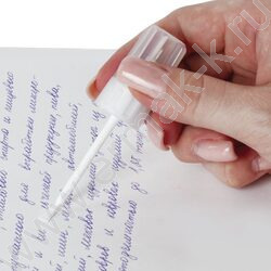 Ручка-корректор + корректирующая жидкость 12мл., 2 в 1: метал наконечник + кисточка | Фото 7