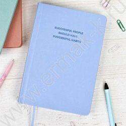 Ежедневник н/дат А5 160л Escalada,Буйвол голубой /твёрдый переплёт, искусственная кожа "Буйвол", | Фото 9