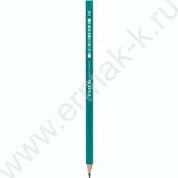 Карандаш пластиковый  HB "EVERYDAY BLP-GRN", заточен. /корпус зеленый | Фото 1